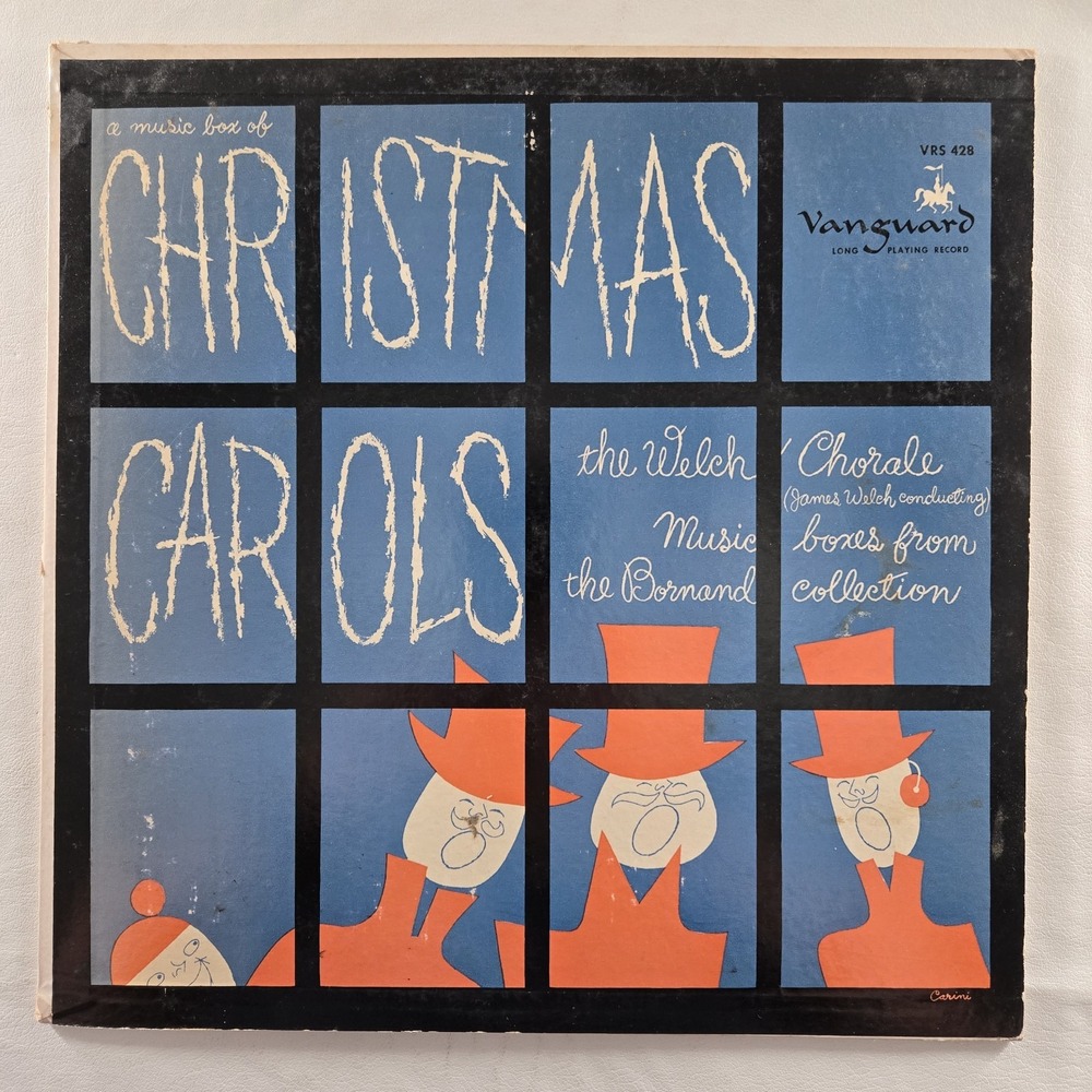 The Welch Chorale Music Box of Christmas Carols Record LP Vinyl Album VG Tested